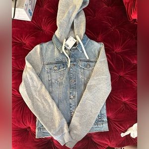 Denim Hoodie Jacket